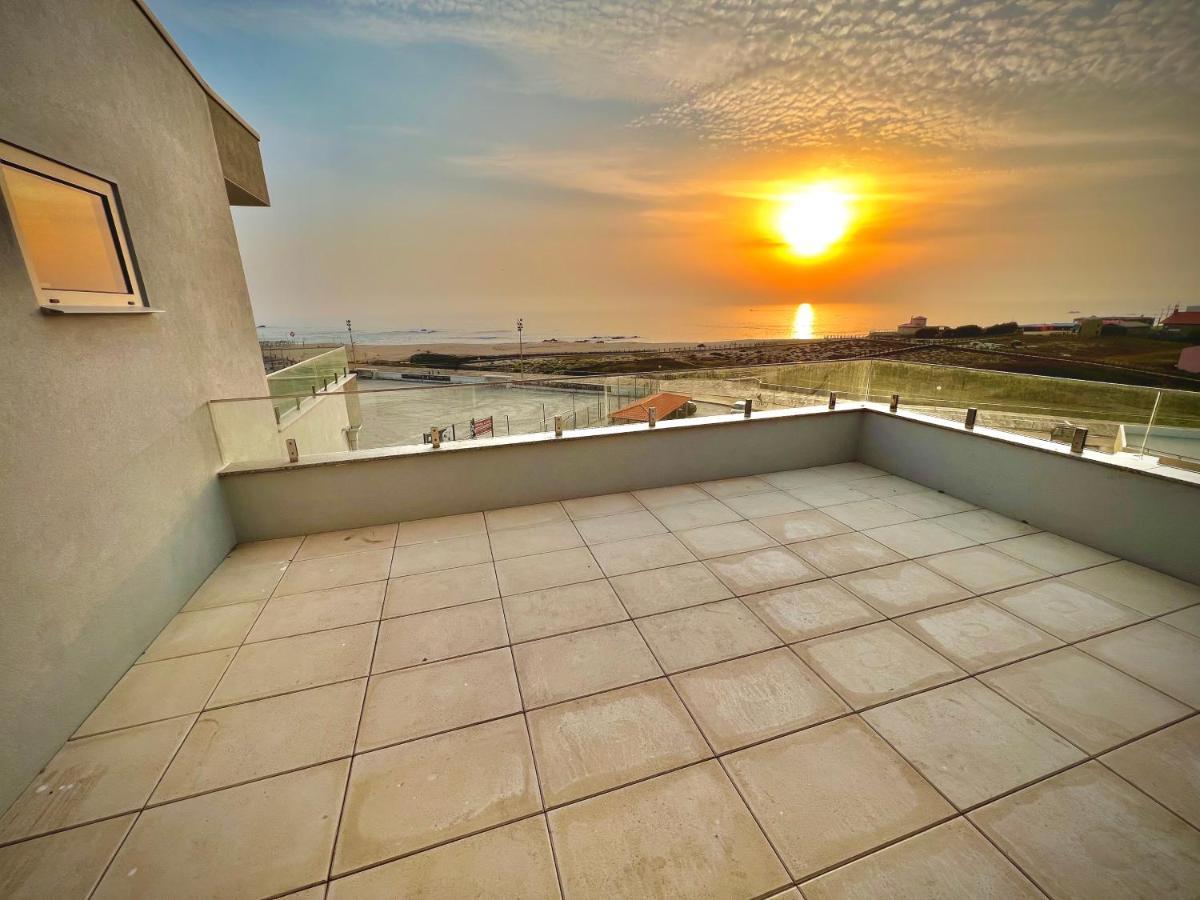 Povoa De Varzim-Sleeps4-Beachfront-Ac-Parking Buitenkant foto