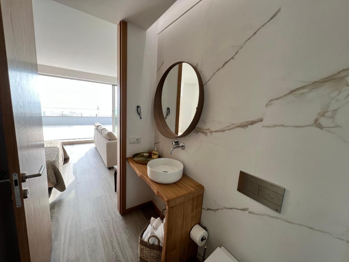 Povoa De Varzim-Sleeps4-Beachfront-Ac-Parking Buitenkant foto
